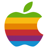 Винтажный логотип Apple