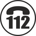 Эмблема 112 одноцветная