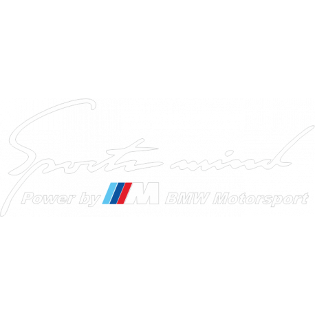 Sport mind. Power by BMW Motorsport.